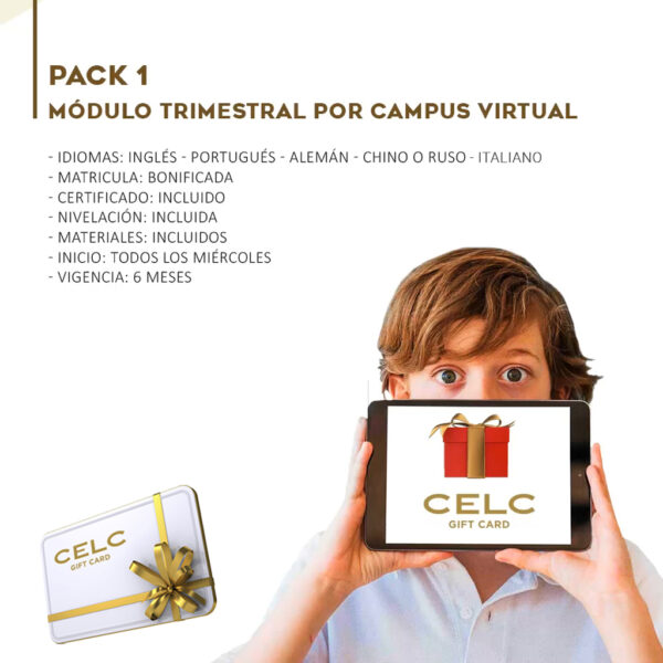 Regalá el Pack 1 Módulo Trimestral por Campus Virtual