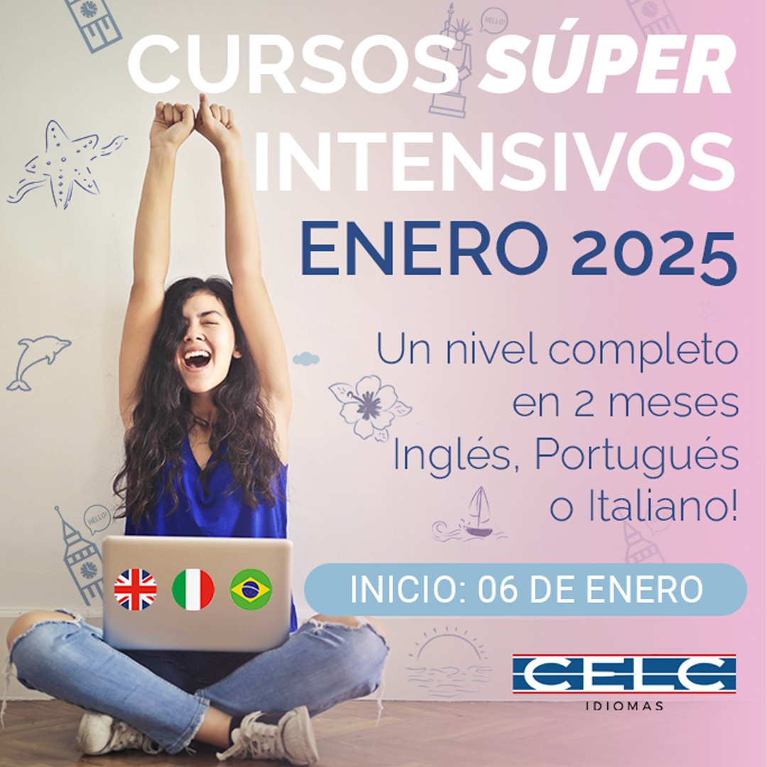 Cursos Súper Intensivos de Verano 2025 CELC IDIOMAS ONLINE